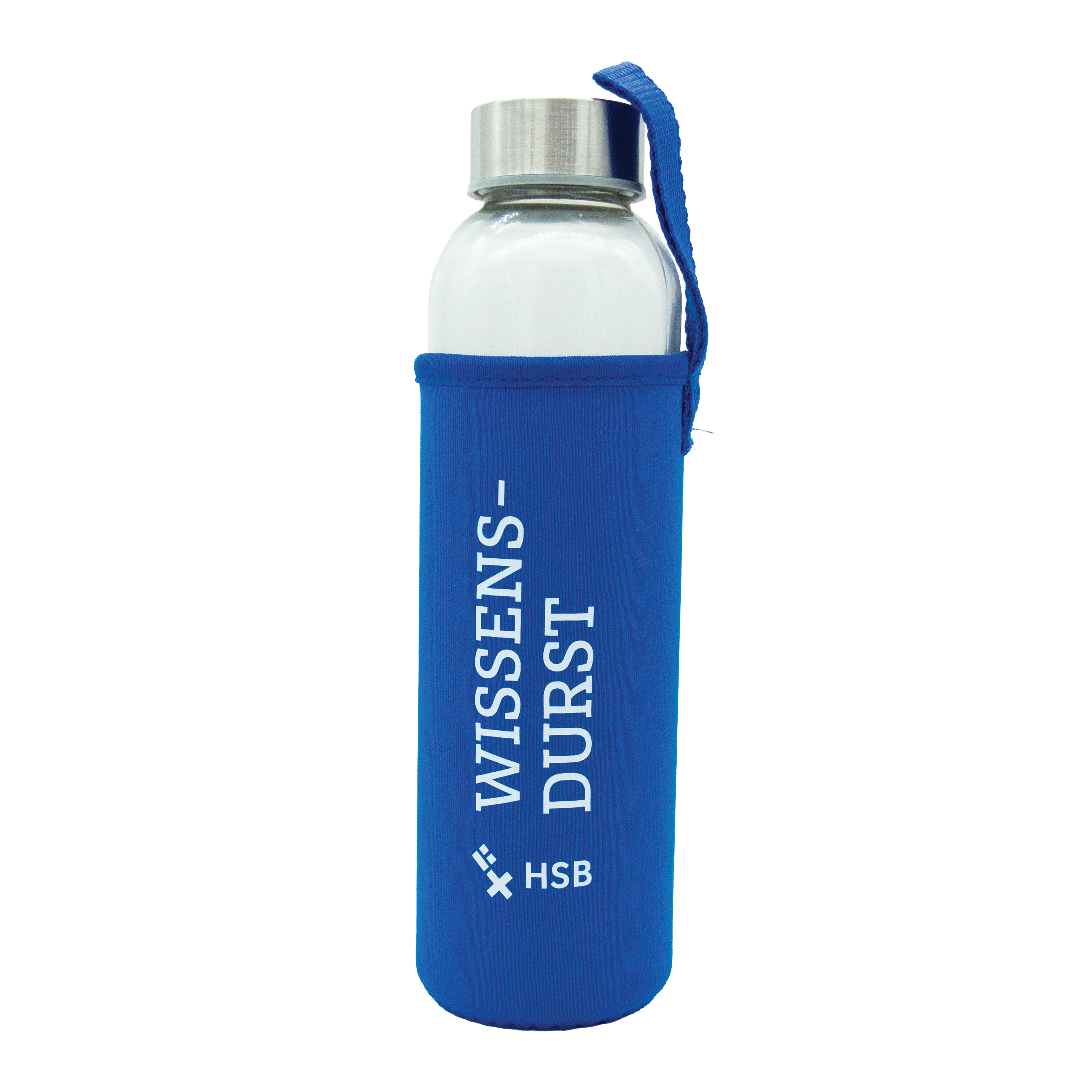 Glass water bottle