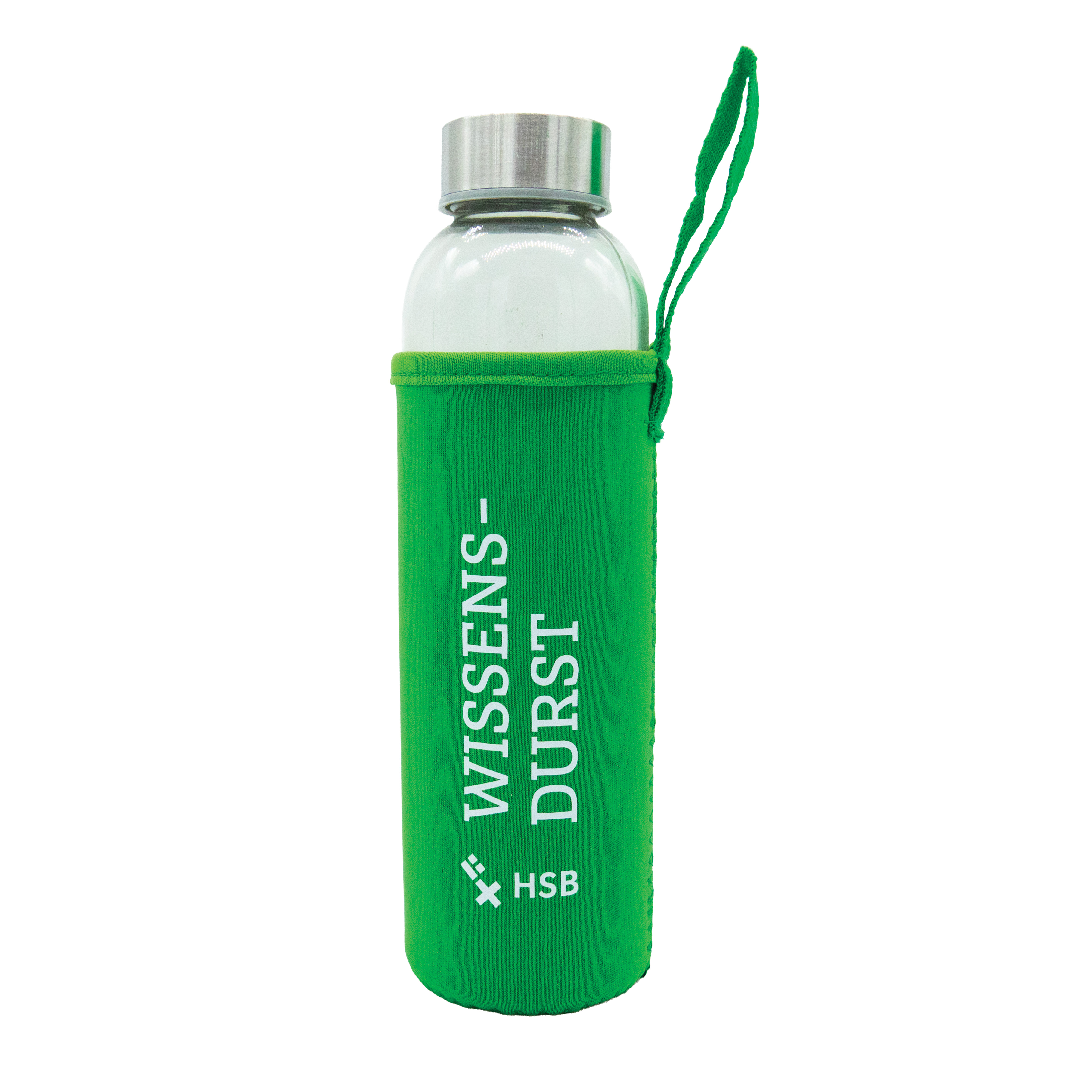 Glass water bottle