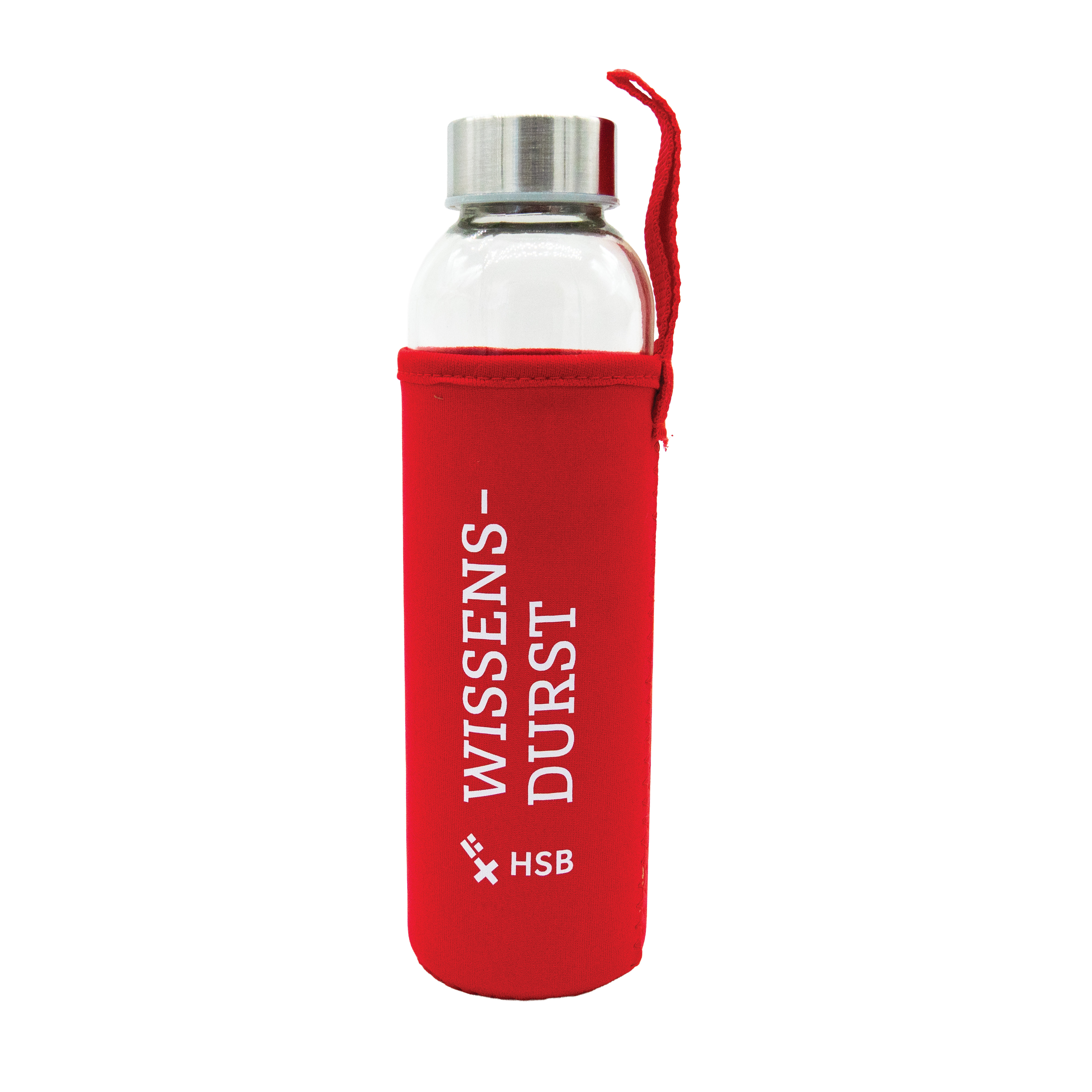 Glass water bottle